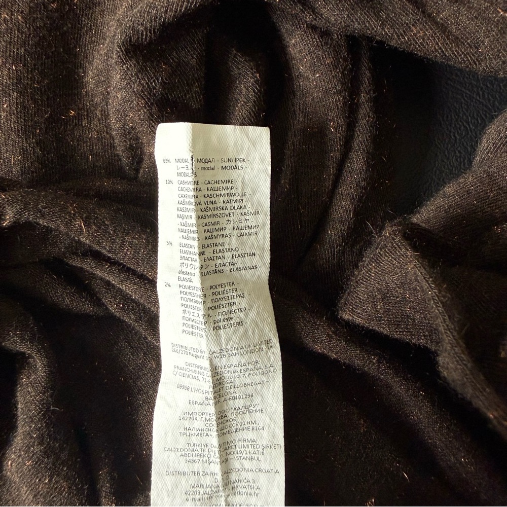 Intimissimi Light Modal with Lamé Cashmere turtleneck size small - Picture 7 of 7
